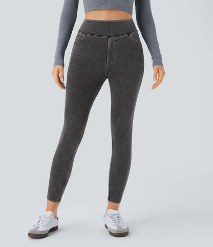 Halara Flex™ High Waisted Pocket Denim Casual Leggings