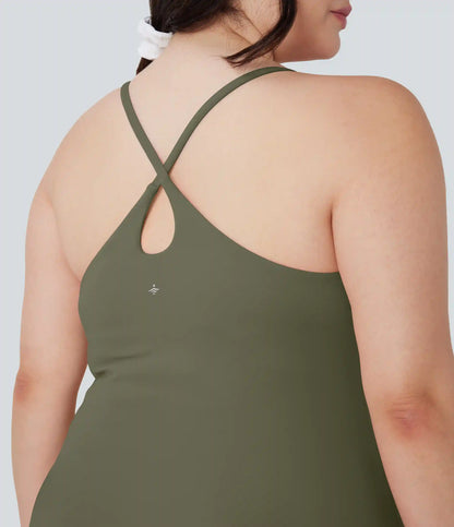 SoftlyZero™ Plush Active Plus Size Dress-Longer Length-Easy Peezy Edition
