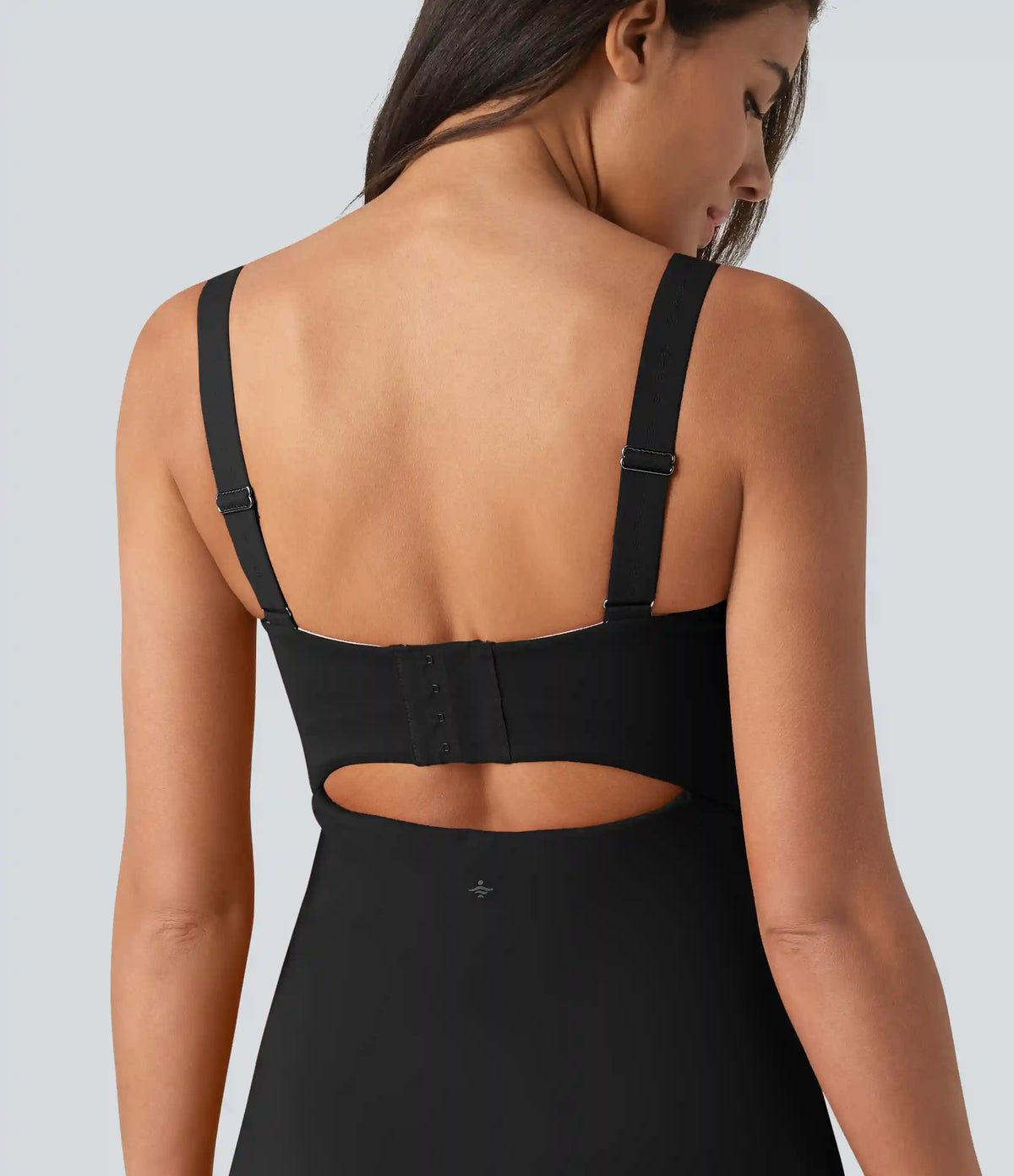 SoftlyZero™ Plush Push-Up Twisted Adjustable Straps Non-Removable Pad Dance Active Dress with Pockets-Easy Peezy