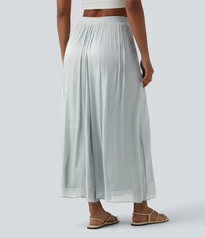 High Waisted Flowy Resort Baggy Pants