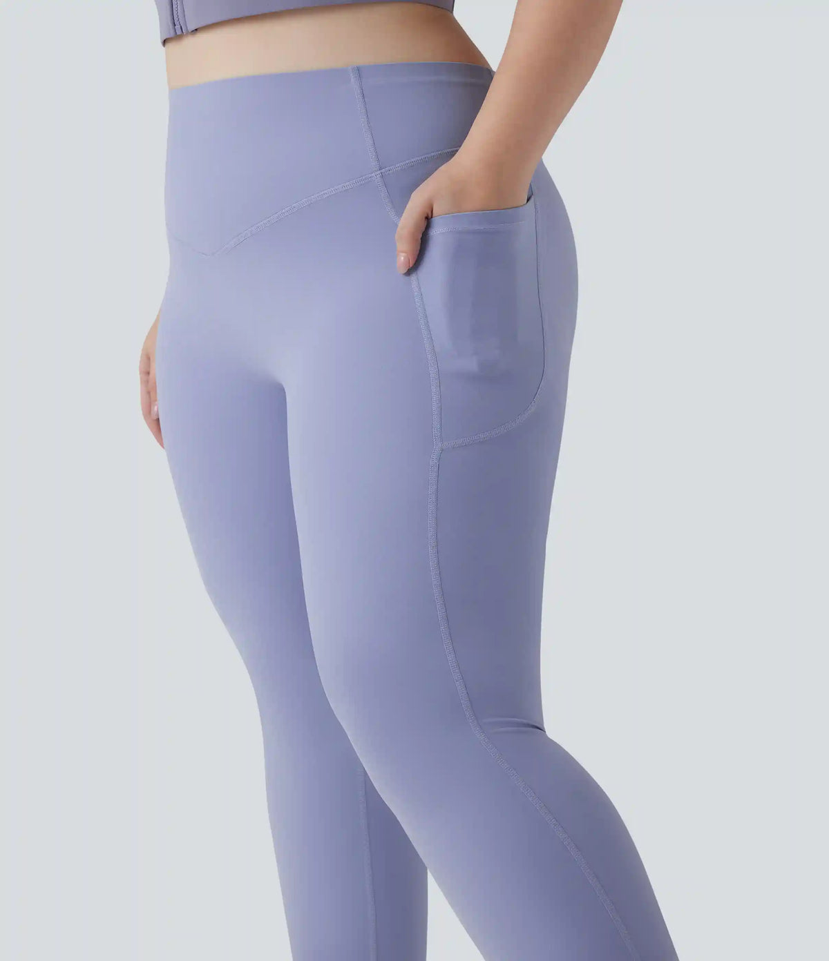 Halara UltraSculpt™ High Waisted Scrunch Butt Lifting Tummy Control Pocket Shaping Training Plus Size Leggings