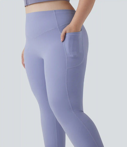 Halara UltraSculpt™ High Waisted Scrunch Butt Lifting Tummy Control Pocket Shaping Training Plus Size Leggings