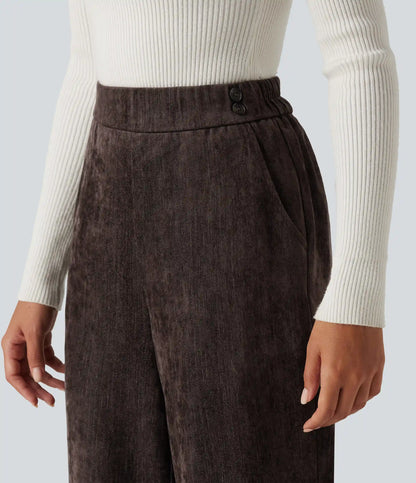 High Waisted Baggy Work Pants with Pockets