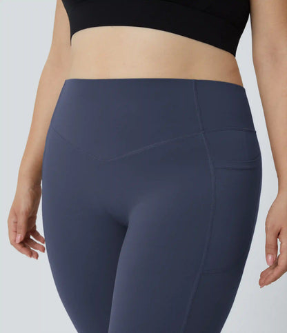 Halara UltraSculpt™ High Waisted Scrunch Butt Lifting Tummy Control Pocket Shaping Training Plus Size Leggings
