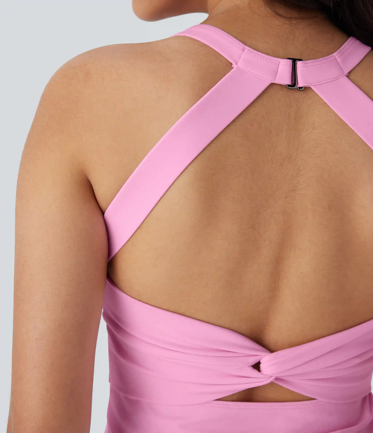SoftlyZero™ Plush Cut Out Yoga Tank Top DD-F Cups