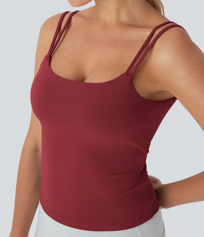 Double Straps Yoga Tank Top