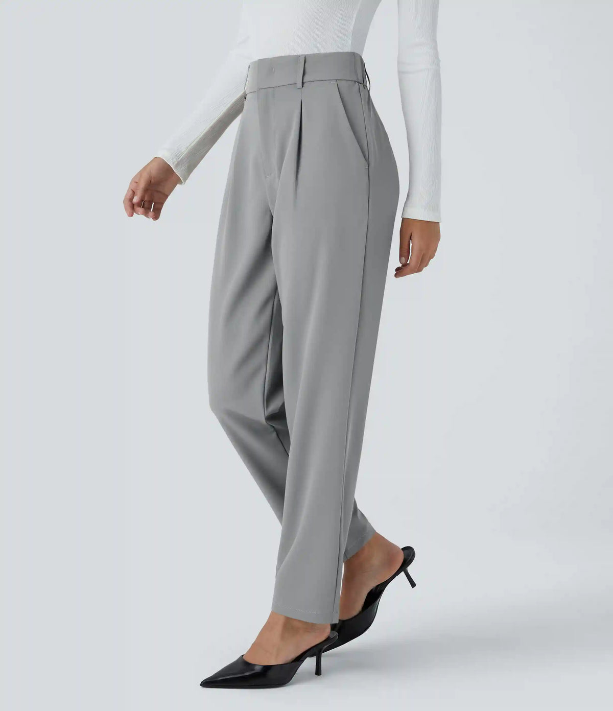 Halara Flex™ High Waisted Pocket Solid Work Tapered Pants