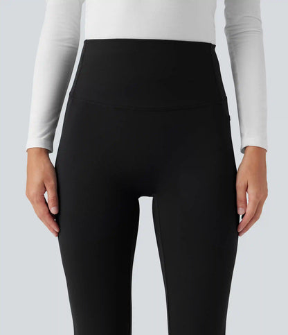 Patitoff™ 2.0 Pet Hair Resistant High Waisted Tummy Control Bootcut Casual Pants with Pockets