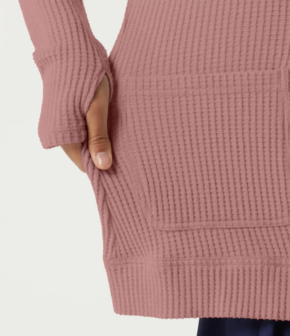 Hooded Long Sleeve Casual Jacket with Pockets