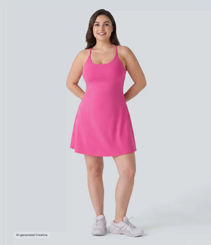SoftlyZero™ Plush Active Plus Size Dress-Longer Length-Easy Peezy Edition