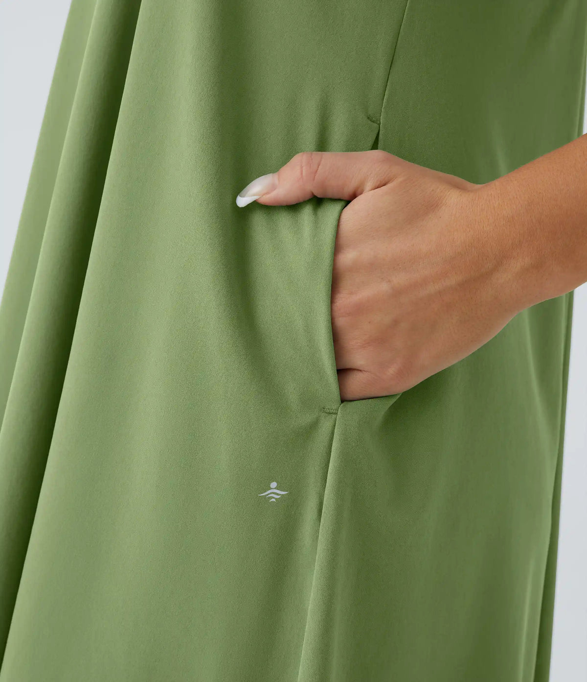 Breezeful™ RacerPocket High Low Flowy Midi Quick Dry Casual Dress