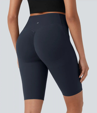 Halara UltraSculpt™ High Waisted Scrunch Butt Lifting Tummy Control Side Pocket Shaping Workout Biker Shorts 9''