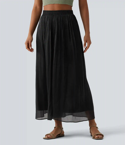 High Waisted Flowy Resort Baggy Pants