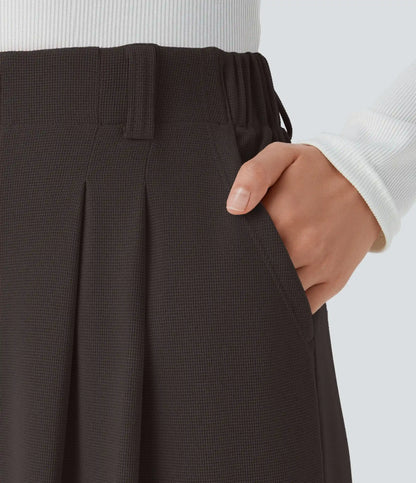 Halara Flex™ High Waisted Pocket Wide Leg Waffle Work Pants