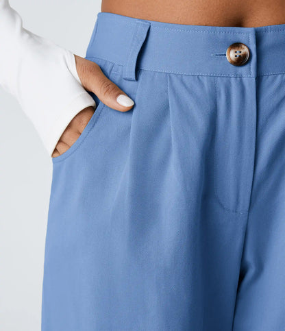 Mid Rise Casual Joggers with Pockets
