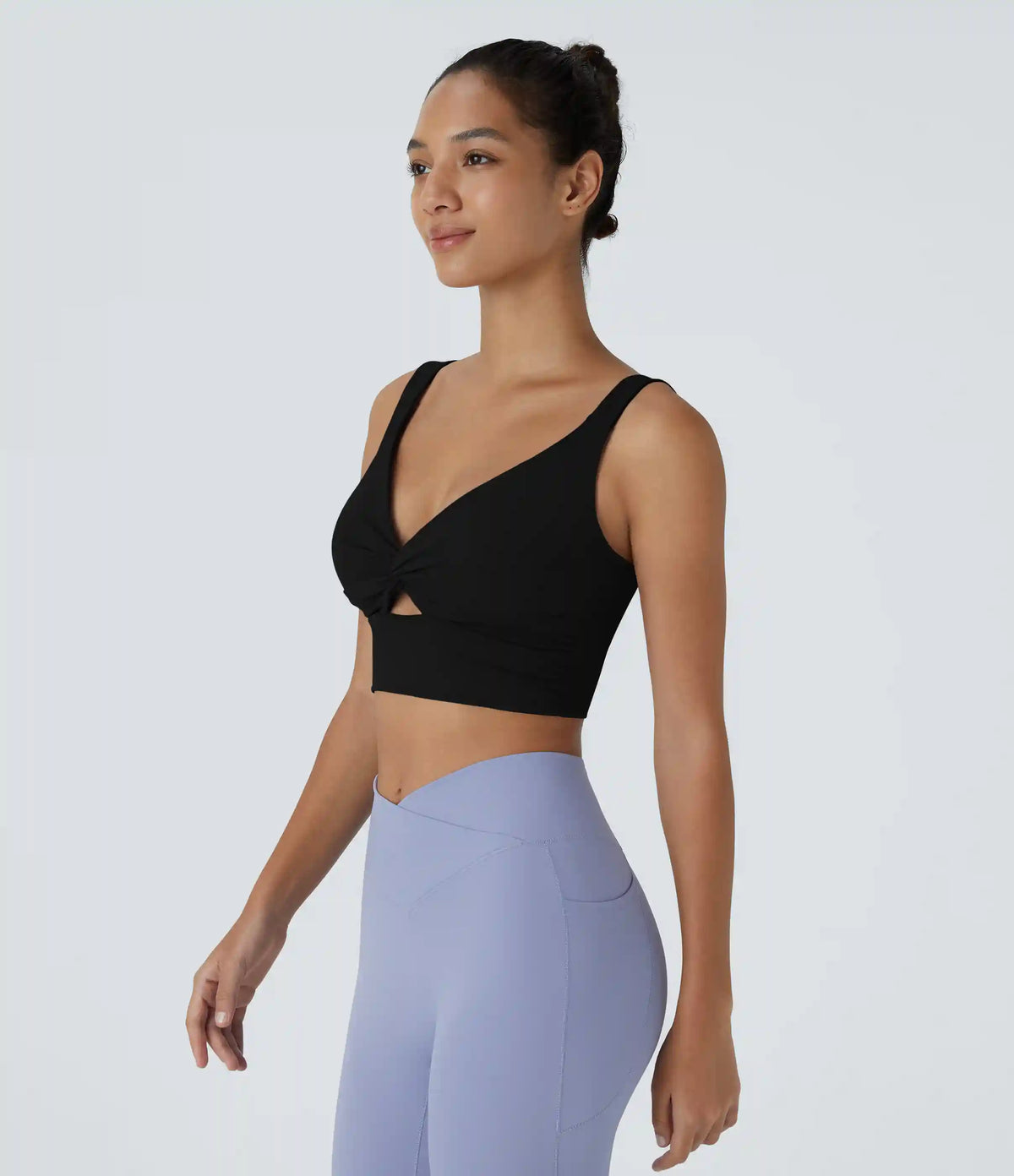 SoftlyZero™ Airy Low Support Cut Out InstantCool Low Support Yoga Sports Bra A-D Cups