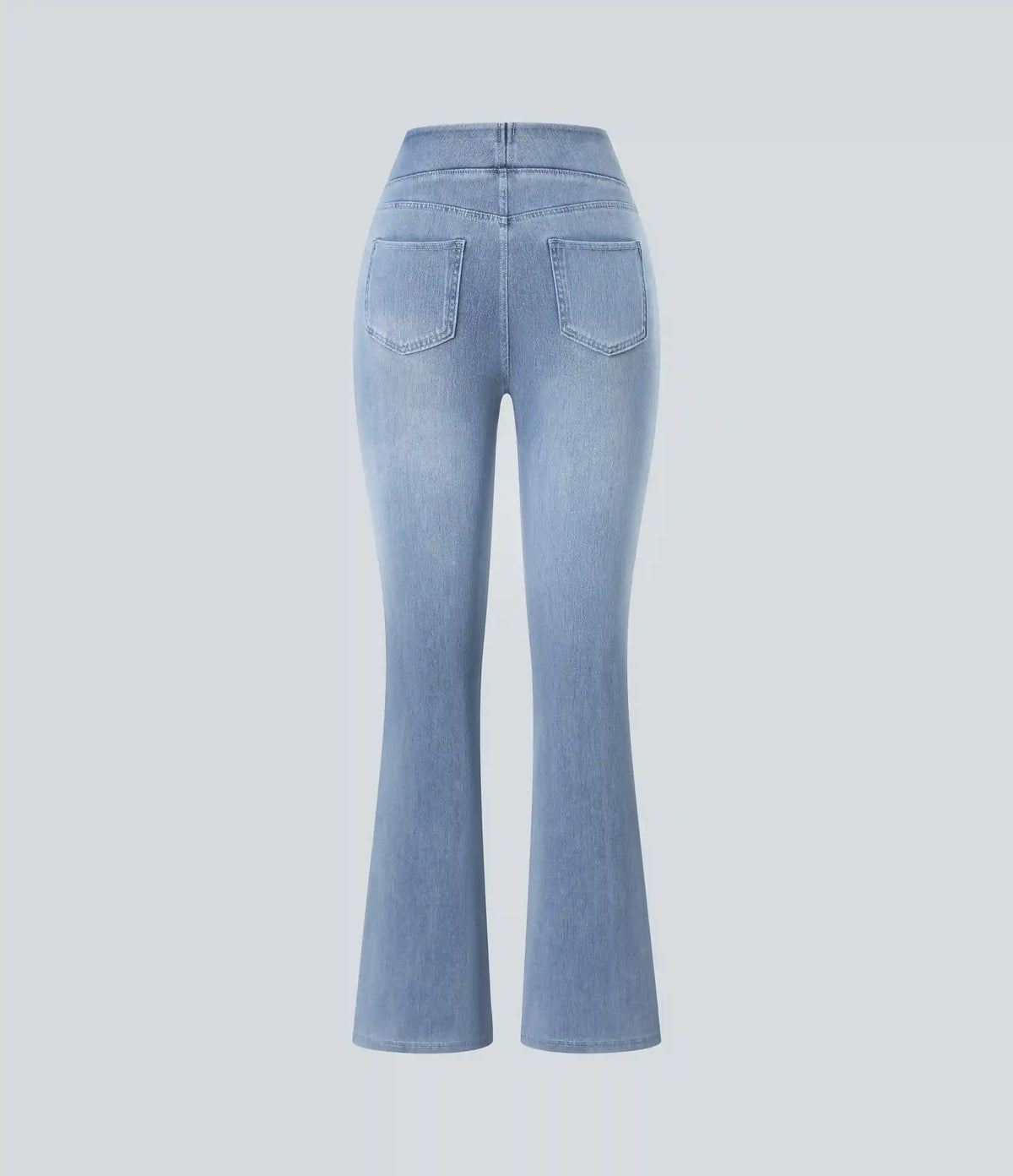 Halara Flex™ High Waisted Pockets Washed Casual Bootcut Jeans