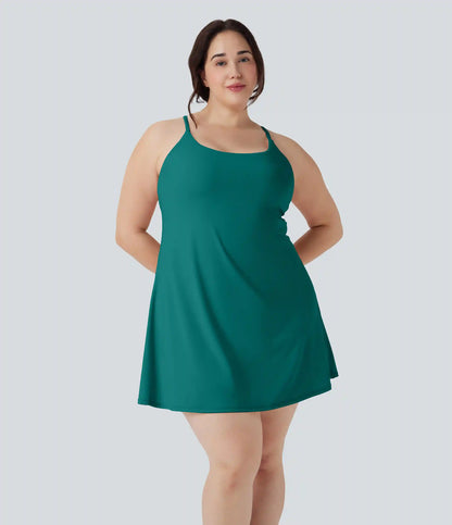 SoftlyZero™ Plush Active Plus Size Dress-Longer Length-Easy Peezy Edition