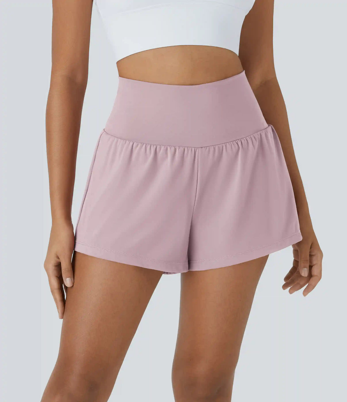 SoftlyZero™ Airy Super High Waisted 2-in-1 InstantCool Yoga Shorts with Pockets