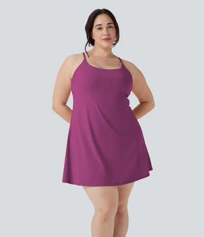 SoftlyZero™ Plush Active Plus Size Dress-Longer Length-Easy Peezy Edition