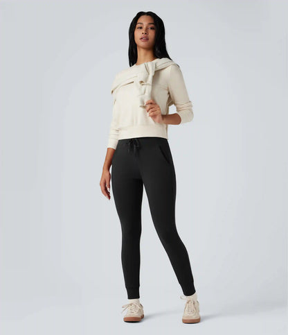Halara HeatCore High Waisted Drawstring Warming Casual Joggers with Pockets