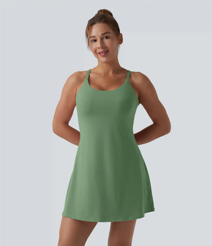 Softlyzero™ Plush Backless Active Dress-Easy Peezy Edition DD-F