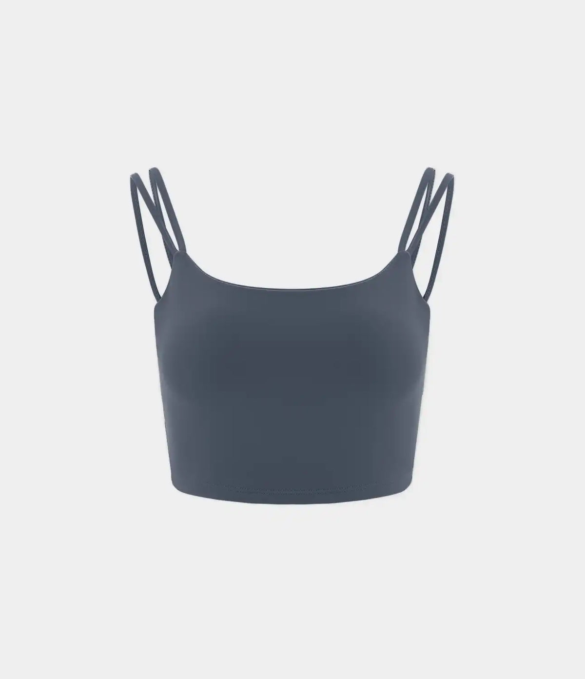 Double Straps Cropped Yoga Tank Top