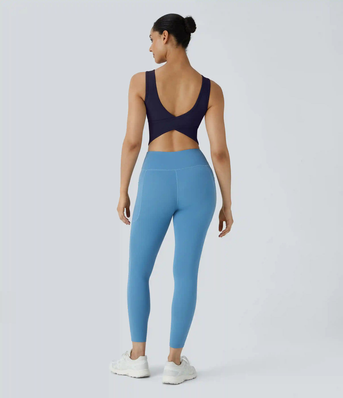 U Neck Crossover Barre Ballet Dance Tank Top A-D Cups