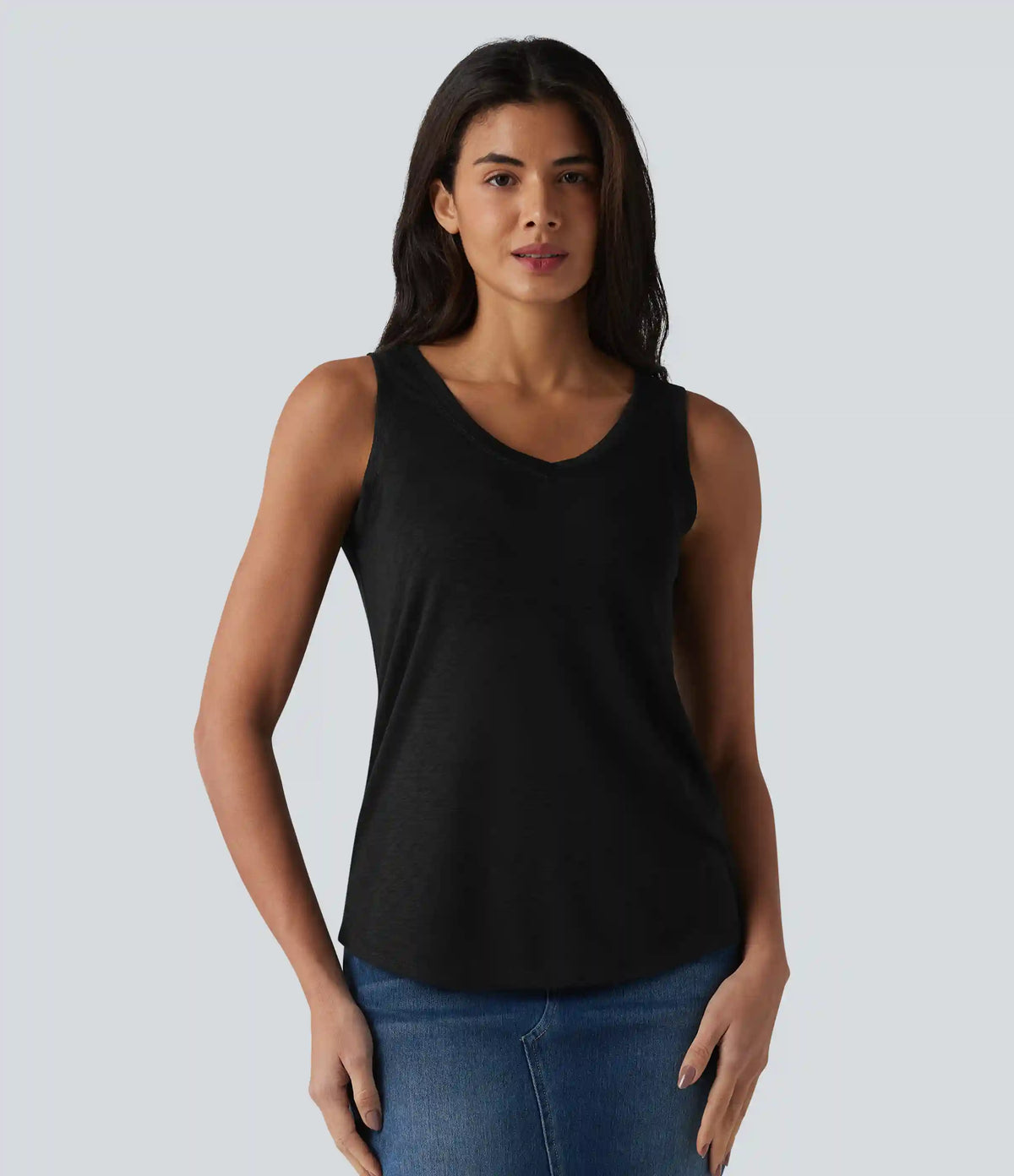 V Neck Casual Tank Top