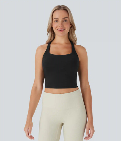 Cropped Yoga Tank Top DD-F Cups