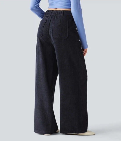 High Waisted Baggy Work Pants with Pockets