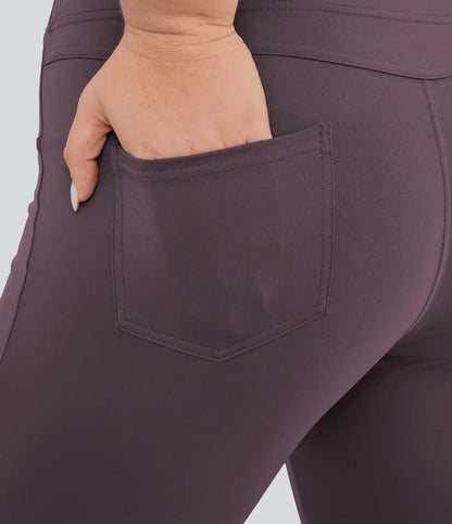 DayStretch High Waisted Pocket Flare Yoga Plus Size Leggings