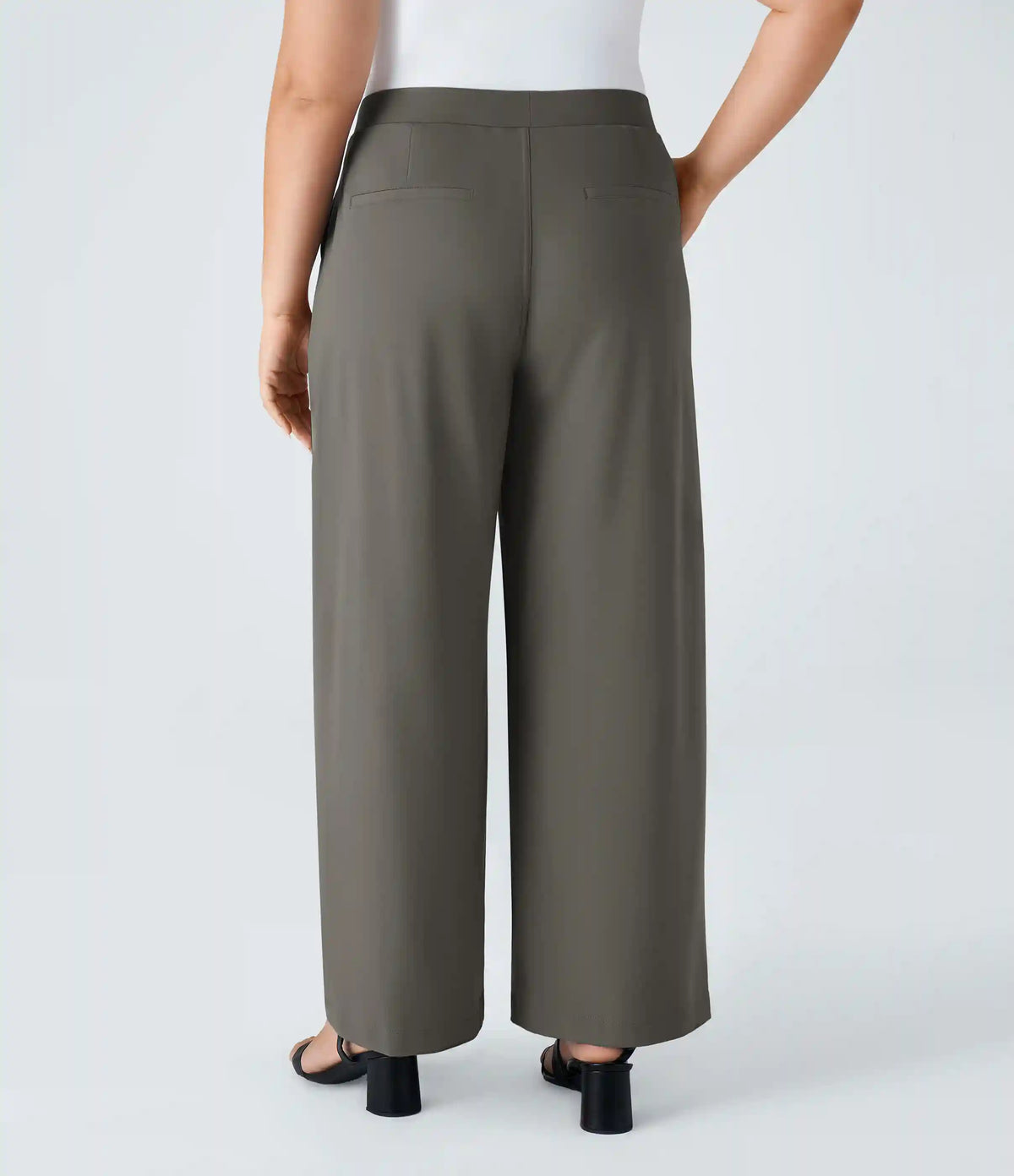 Halara Flex™ DayStretch High Waisted Pocket Straight Leg Work Plus Size Pants