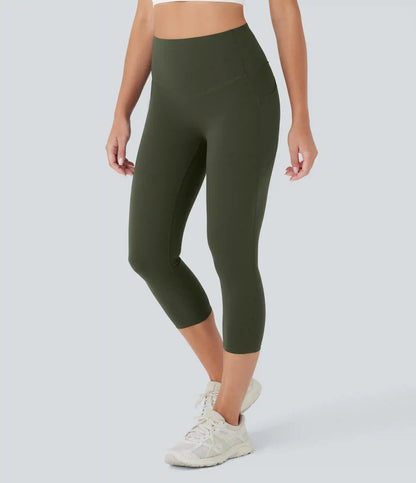 Halara UltraSculpt™ High Waisted Butt Lifting Tummy Control Pocket Shaping Capri Training Leggings