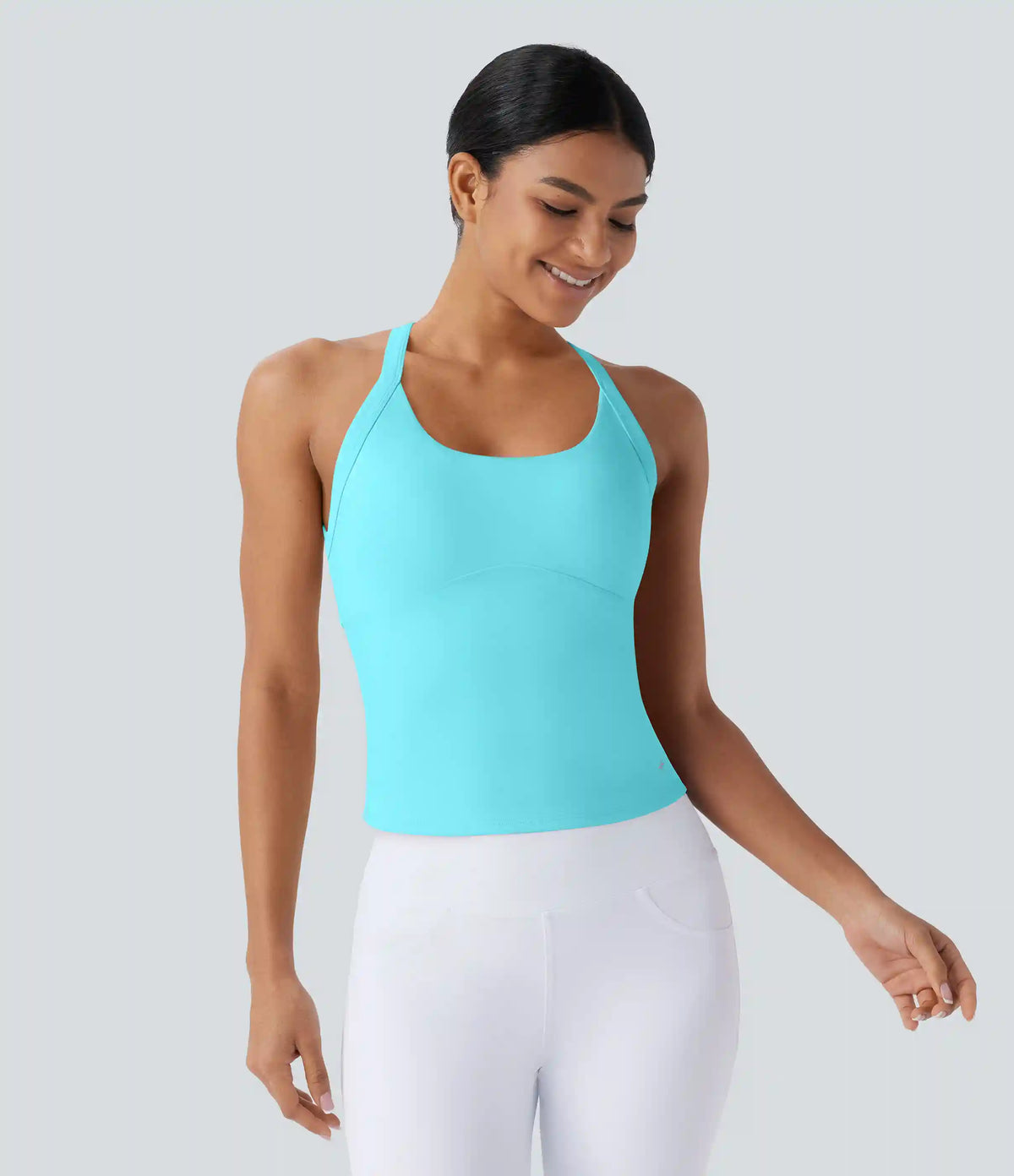 SoftlyZero™ Plush Cut Out Yoga Tank Top A-D Cups