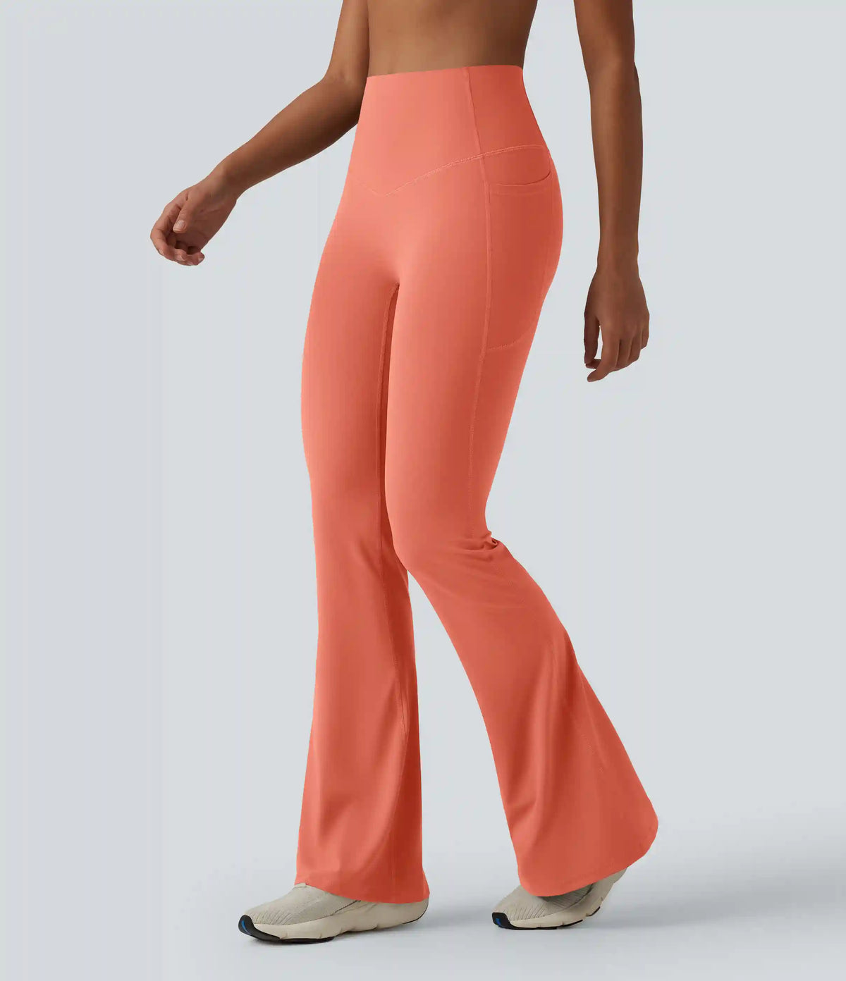 Halara UltraSculpt™ High Waisted Tummy Control Flare Yoga Leggings with Pockets
