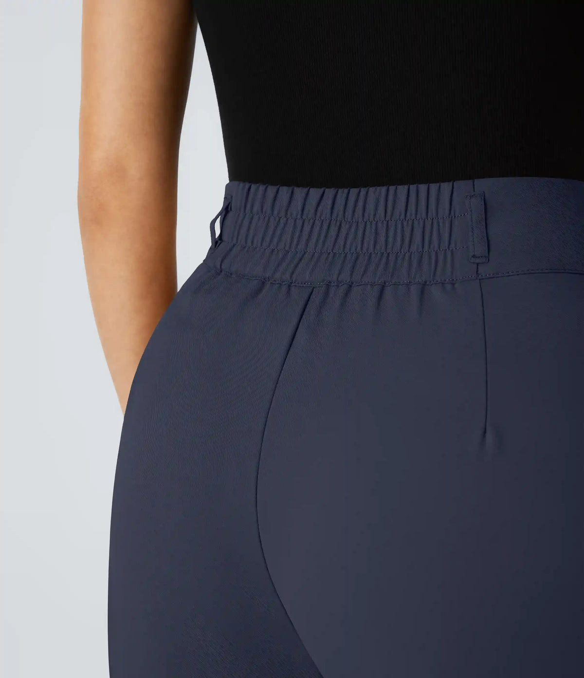 Halara Flex™ High Waisted Zipper Pocket Shirred Straight Leg Work Pants