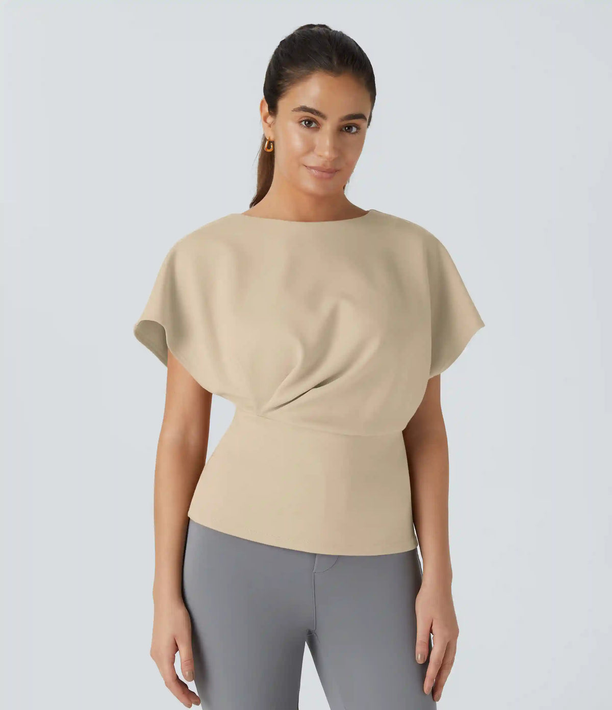 Short Sleeve Work Top
