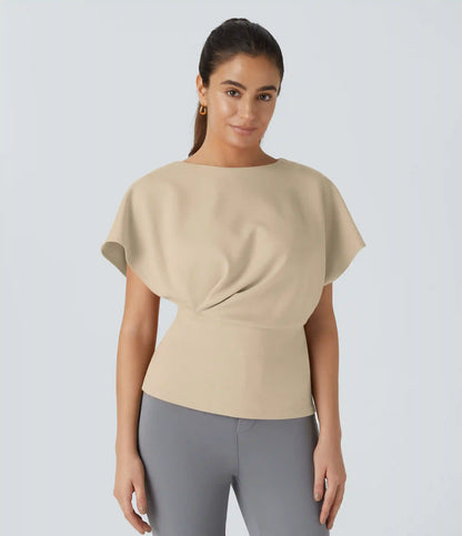 Short Sleeve Work Top