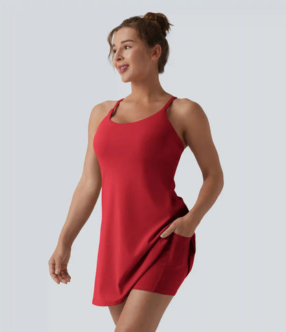 Softlyzero™ Plush Backless Active Dress-Easy Peezy Edition DD-F