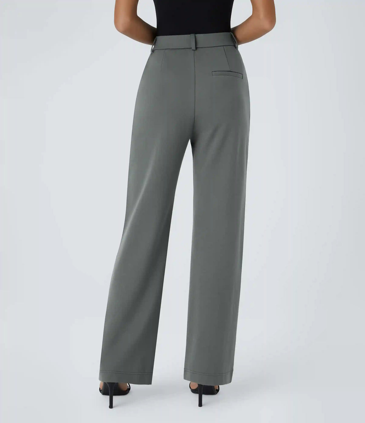 Halara Flex™ High Waisted Zipper Pocket Straight Leg Work Pants