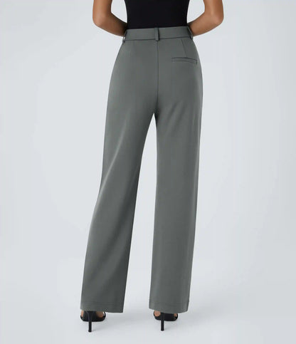 Halara Flex™ High Waisted Zipper Pocket Straight Leg Work Pants