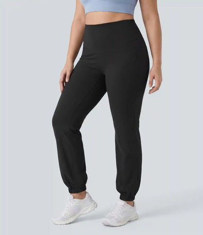 Plus Size SoftlyZero™ High Waisted Tummy Control Dance Balloon Joggers with Pockets