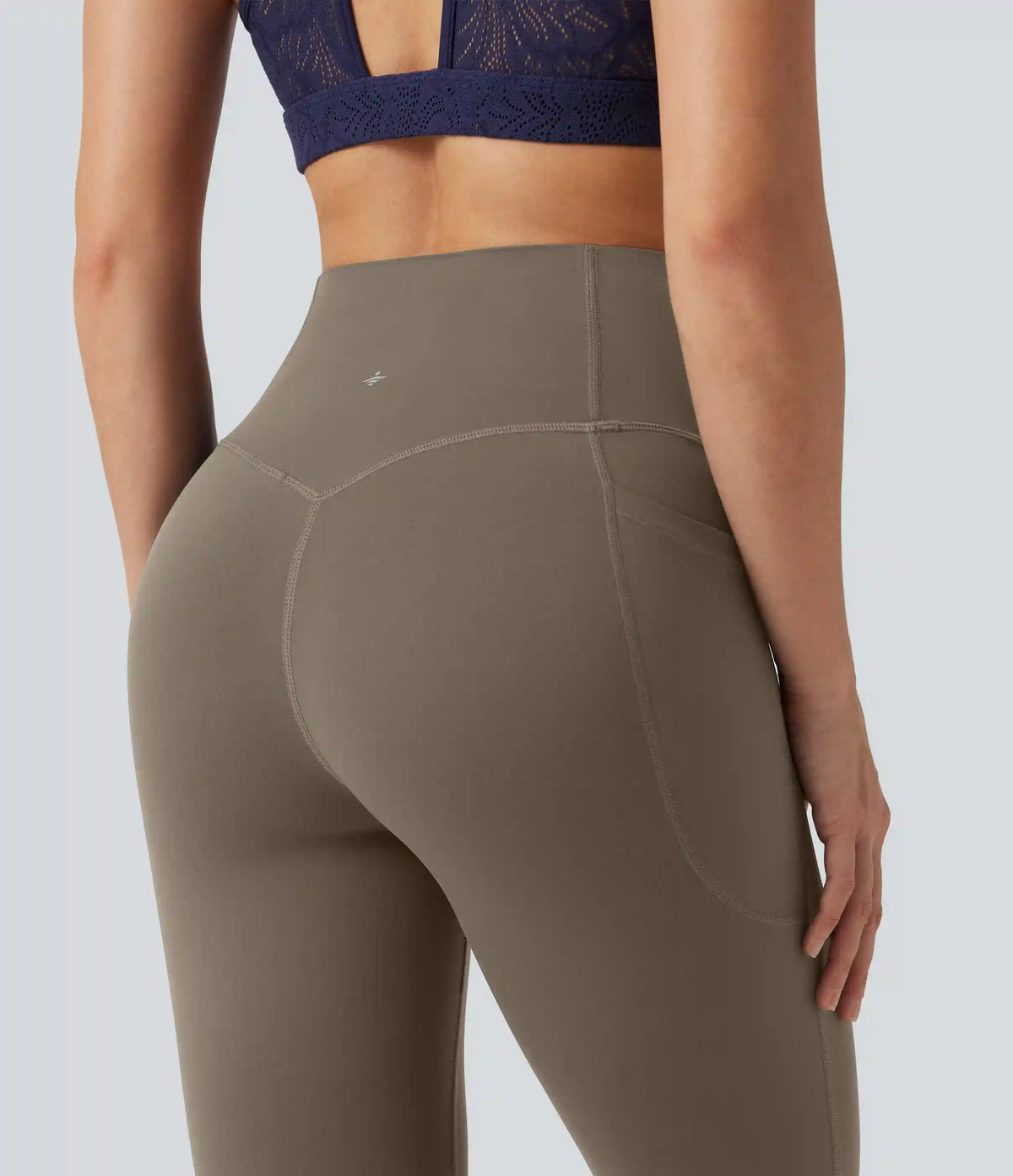 Halara UltraSculpt™ High Waisted Tummy Control Shaping Bootcut Yoga Leggings with Pockets