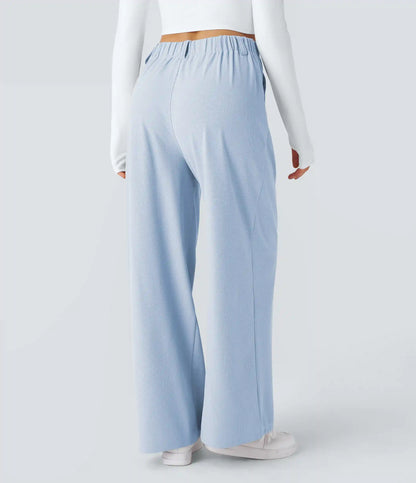 Halara Flex™ High Waisted Pocket Wide Leg Waffle Work Pants