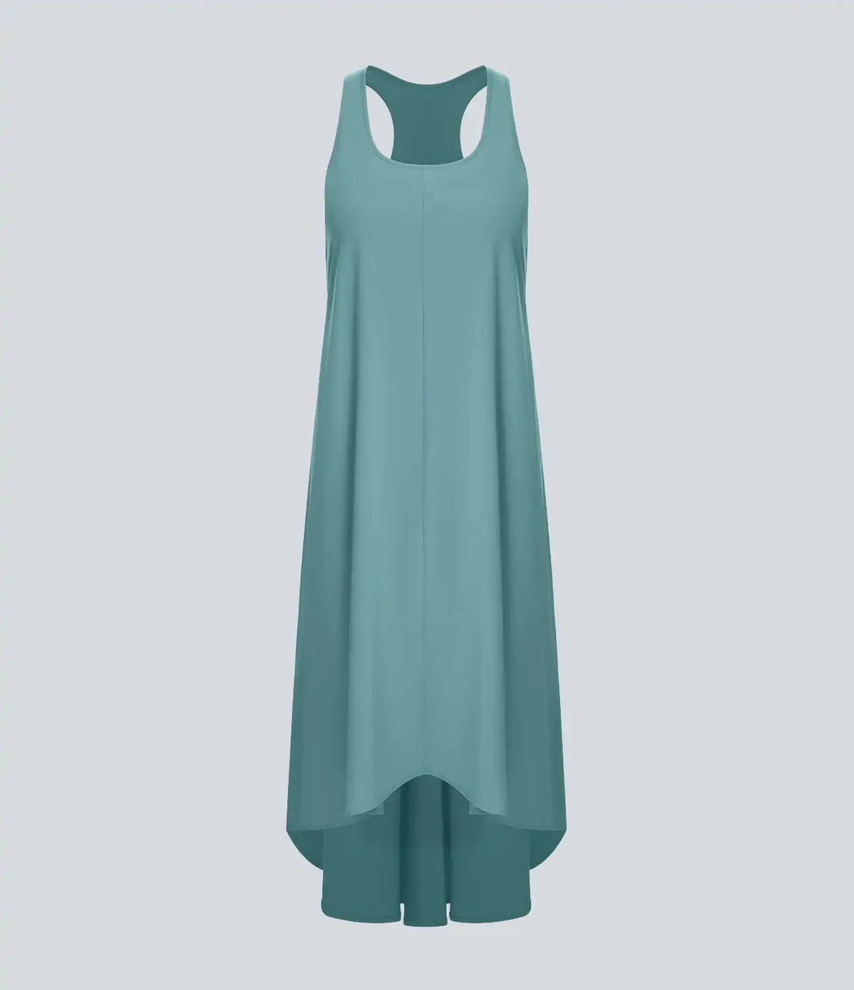 Breezeful™ RacerPocket High Low Flowy Midi Quick Dry Casual Dress