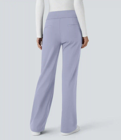 Halara Flex™ DayStretch Mid Rise Side Zipper Pocket Work Flare Pants