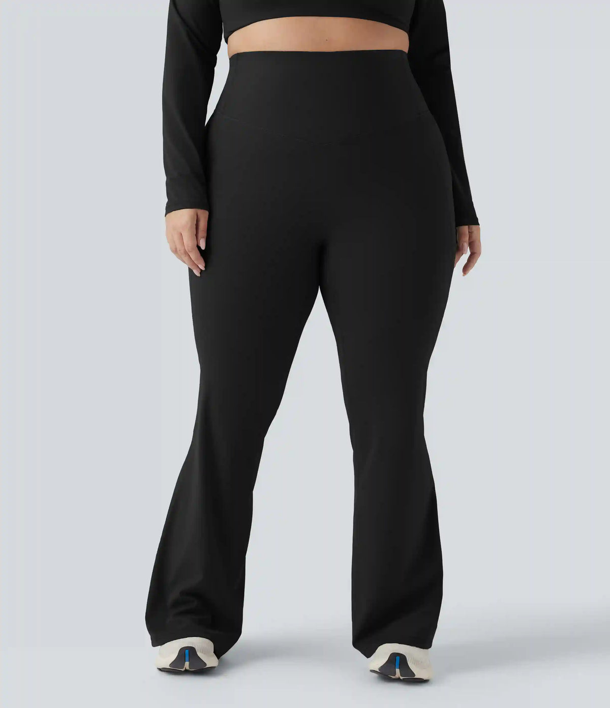 Halara UltraSculpt™ High Waisted Tummy Control Shaping Yoga Flare Plus Size Leggings