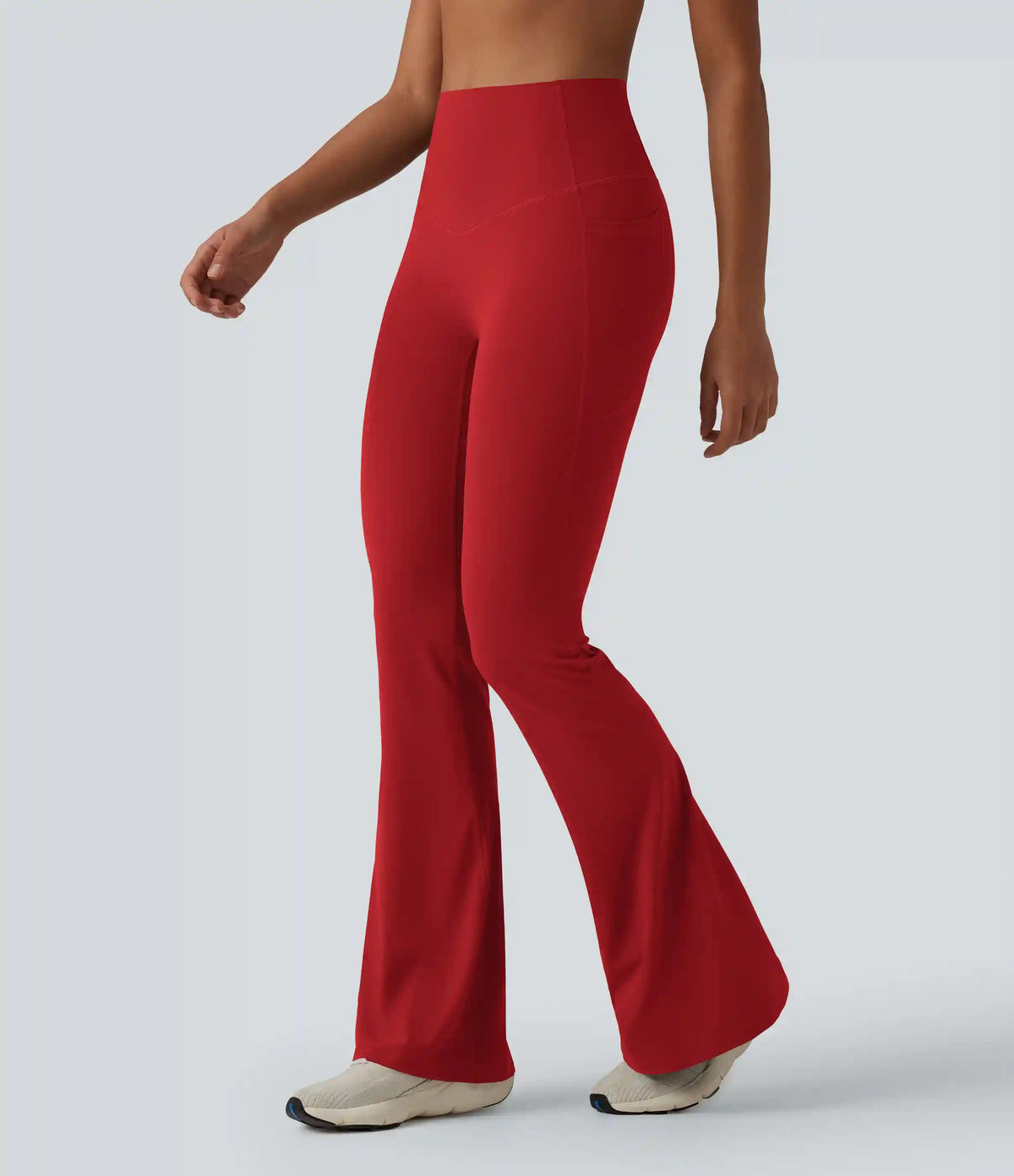 Halara UltraSculpt™ High Waisted Tummy Control Flare Yoga Leggings with Pockets