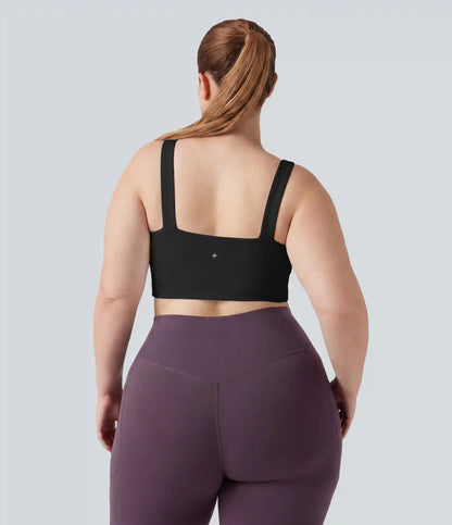 Plus Size Halara UltraSculpt™ Light Support Molded Cups Push-Up Yoga Sports Bra